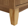 Comoda Notto, Homla, 110x35x72 cm, MDF/ratan, natur