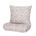 Lenjerie de pat King Size, Agra, Homla, 3 piese, 200x220 cm, bumbac, multicolor