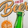 Tablou decorativ Fresh Beer, Creaciones Meng, 30x60 cm, MDF