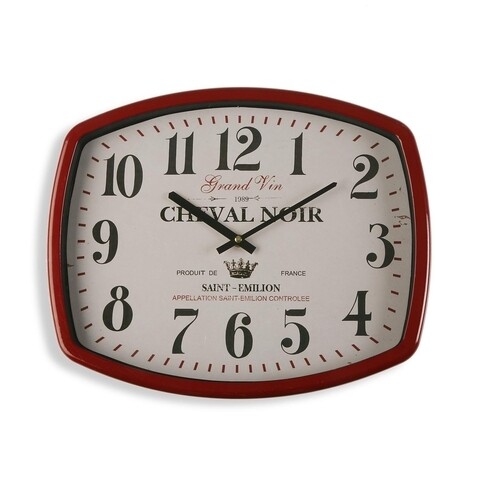 Ceas de perete cheval noir, versa, 40x33 cm, metal