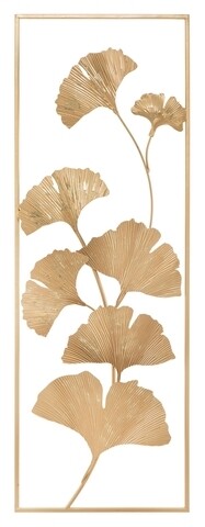 Decoratiune de perete 3D Lexy, Mauro Ferretti, 31x4x89.5 cm, fier