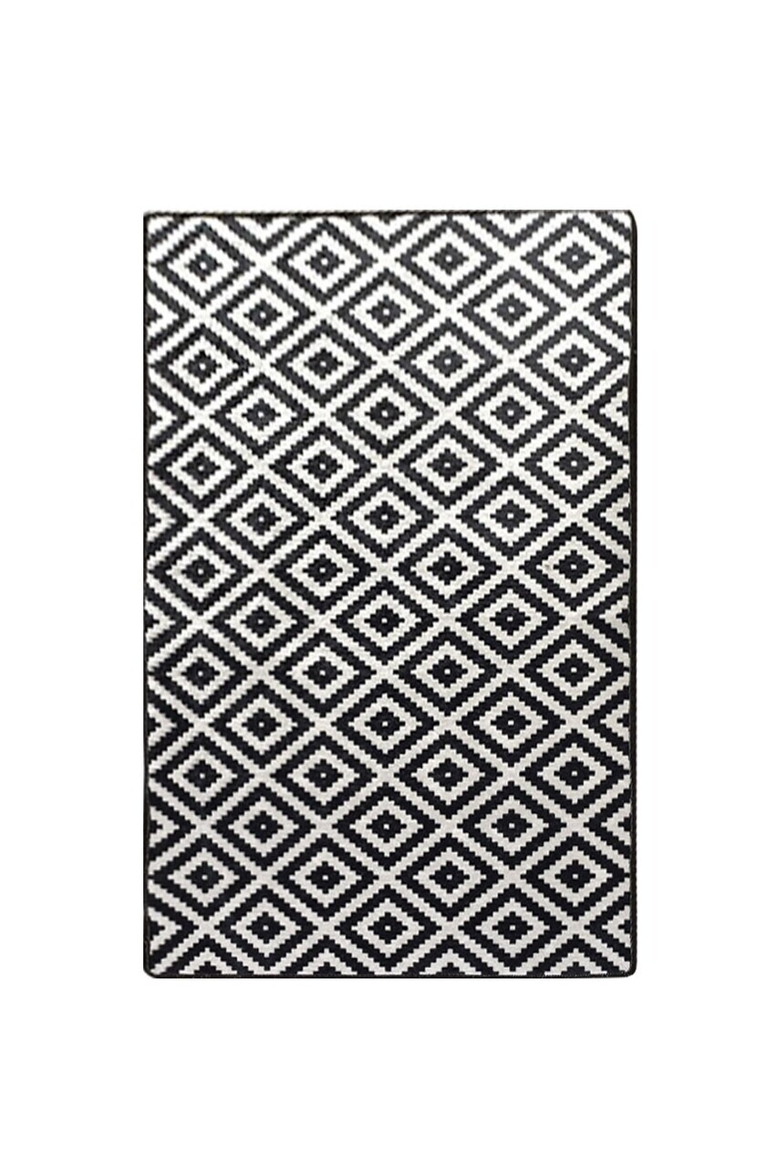 Covor, Black White, 160x230 cm, Multicolor — imaginea 4