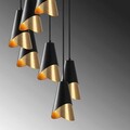 Lustra, Tatum, 584TTM1396, Metal, Negru