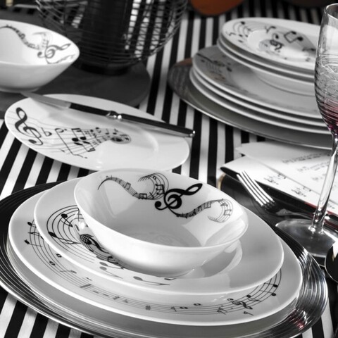 Serviciu de masa, 24 piese, kutahya porselen, lb24y24209702, portelan