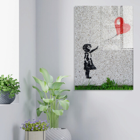 Tablou decorativ, UV-019, Sticla temperata, 50 x 70 cm, Multicolor Bozeman