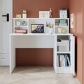 Birou, Hanah Home, 2638, 120x105.8x55 cm, PAL MELAMINAT, Alb