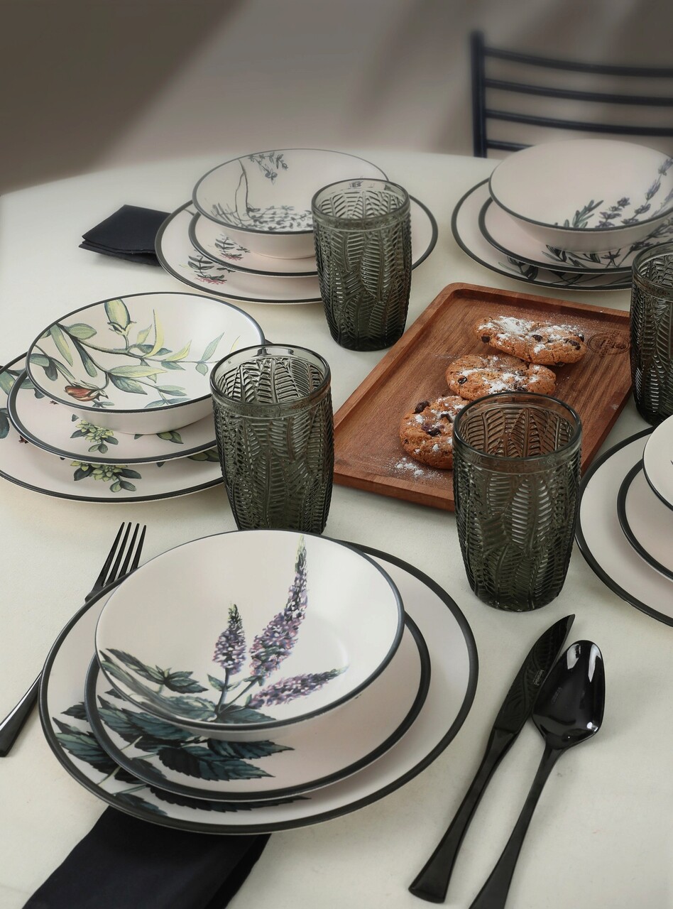 Set de mic dejun, Keramika, 275KRM1745, Ceramica, Multicolor - 1 | YEO