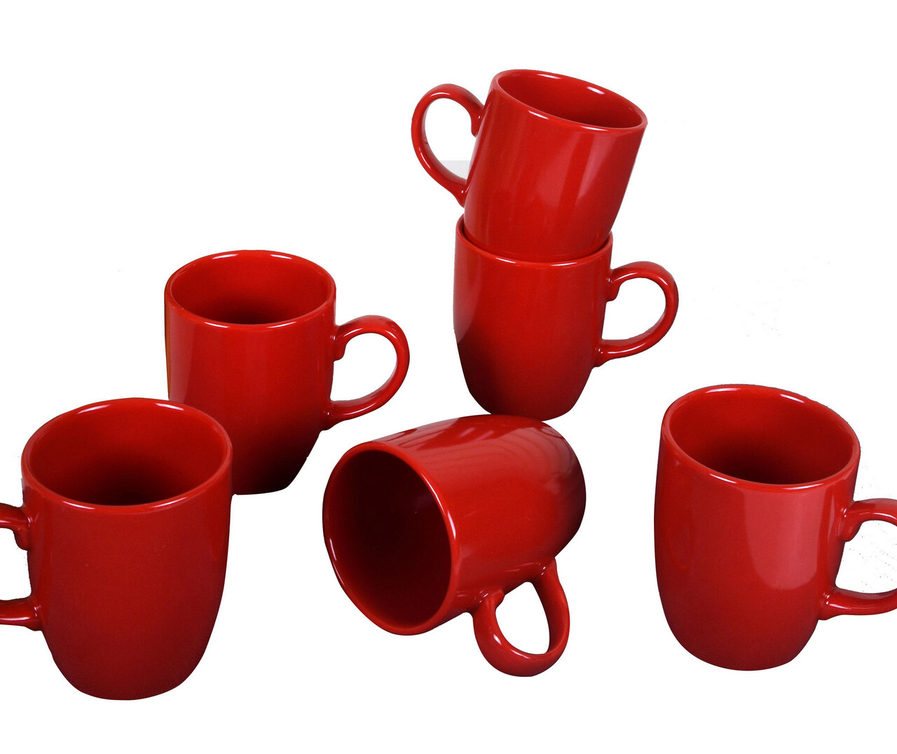 Set cani, Keramika, 275KRM1641, Ceramica, Rosu