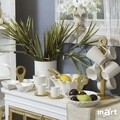 Platou pentru servire InArt, 30x20x18 cm, portelan,alb