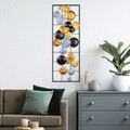 Decoratiune de perete, Camber, Metal, 90 x 32 x 4 cm, Multicolor