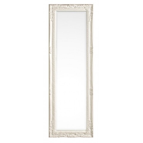 Oglinda decorativa, Miro, Bizzotto, 42×132 cm, lemn de paulownia, alb Bizzotto