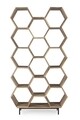 Biblioteca Wahida, Bizzotto, 100 x 30 x 186 cm, lemn de mango/otel