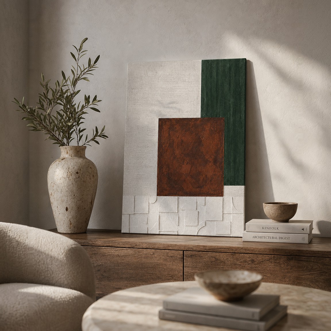 Tablou decorativ, Huhu3198, Cadru: Lemn de pin, Multicolor
