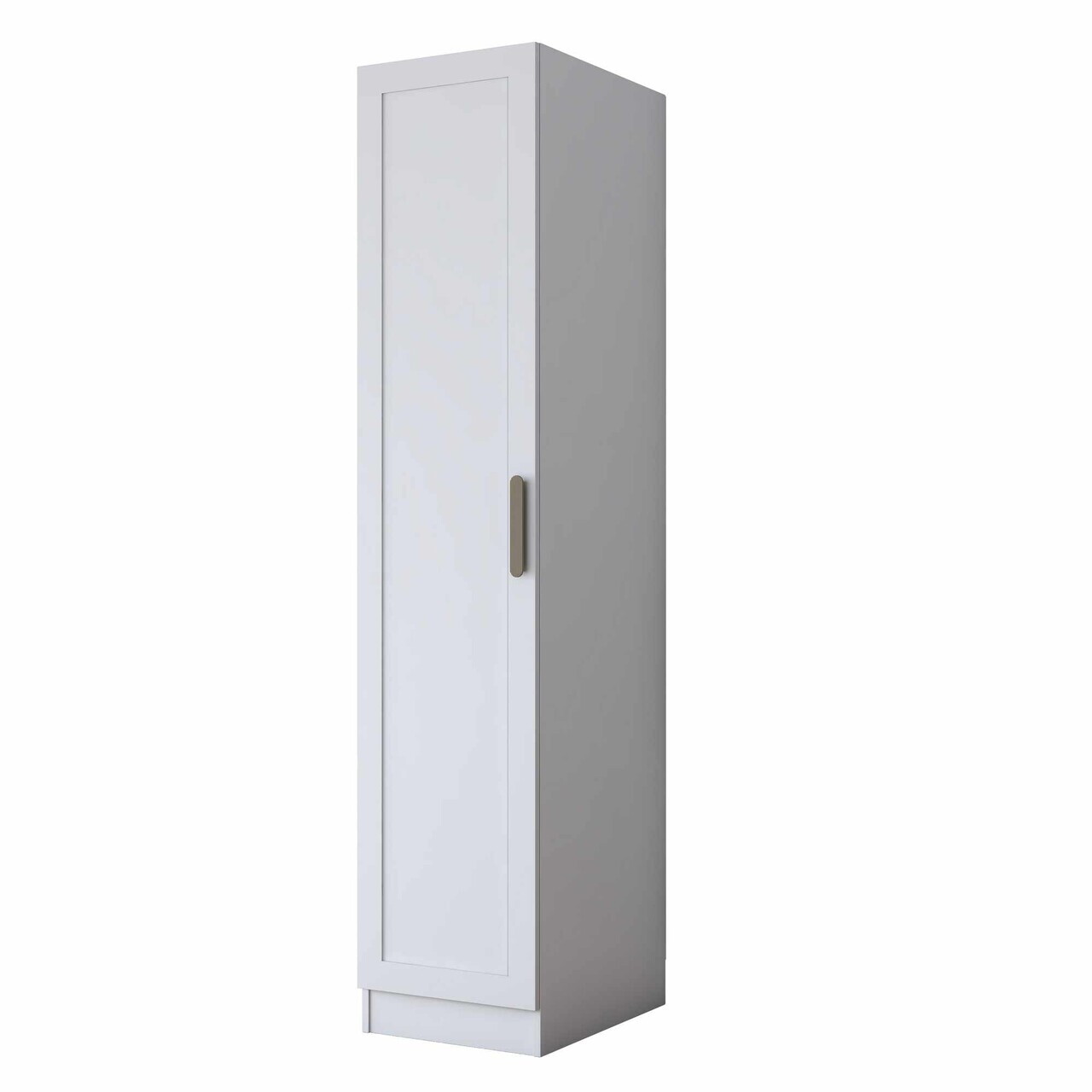 Dulap pentru haine, Hanah Home, BA302, 45x210x57.5 cm, Alb — imaginea 6