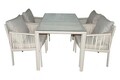 Set gradina/terasa 5 piese, My Interior, Otto, rattan/aluminiu, nisipiu