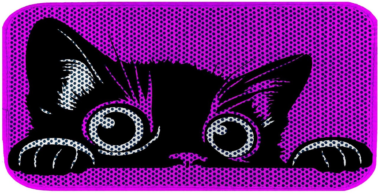 Covoras litiera pentru colectarea granulelor de nisip, Paws &amp; Whiskers, Cat Lıtter Mat 17, Multicolor - view 2