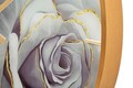 Ceas de perete, Rose, Mauro Ferretti, Ø60 cm, sticla/MDF/metal, multicolor