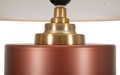 Lampa de masa Rosenthal -H, Mauro Ferretti,  1 x E27, 40W, 40.5x69.5 cm, sticla/fier/textil, maro/auriu