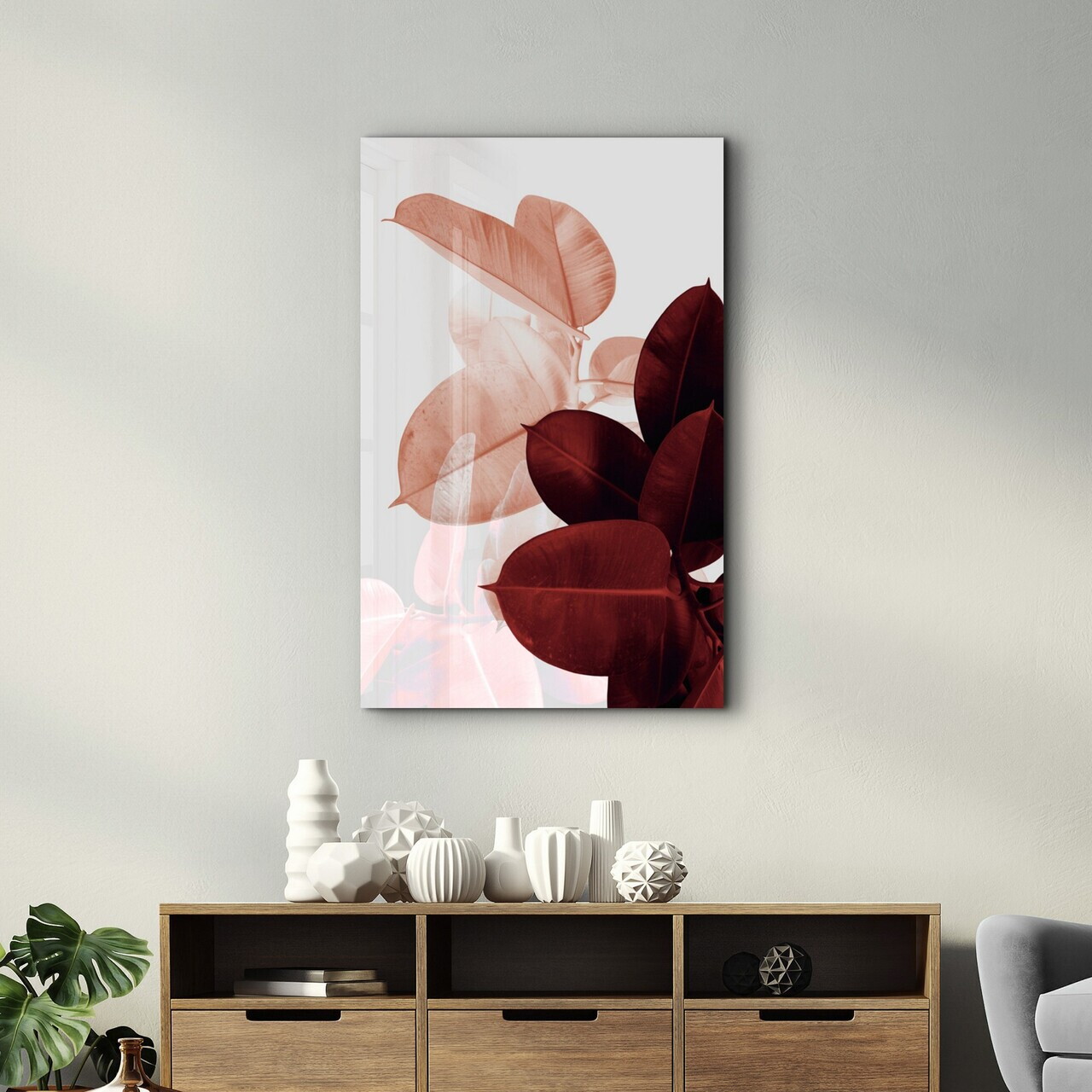 Tablou decorativ, OGLS-4075, Dimensiuni: 46 x 72 cm, Multicolor — imaginea 3