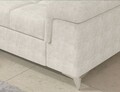 Coltar extensibil dreapta 4 locuri ELTAP, RT-01AMO, Eridano, 275x202x88 cm, lemn/poliester, bej deschis