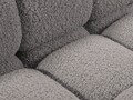 Modul pentru canapea, 1 loc, Bellis-213, Micadoni Home, 94x94x70 cm, tesatura boucle, gri deschis