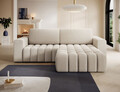 Coltar extensibil dreapta 4 locuri ELTAP, Bon-220, Bonett, 250x175x92 cm, lemn/poliester, bej deschis