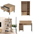 Set dormitor pentru copii, Locelso, ON25-S, Stejar
