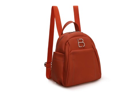Rucsac, lucky bees, 915 orange, piele ecologica, portocaliu