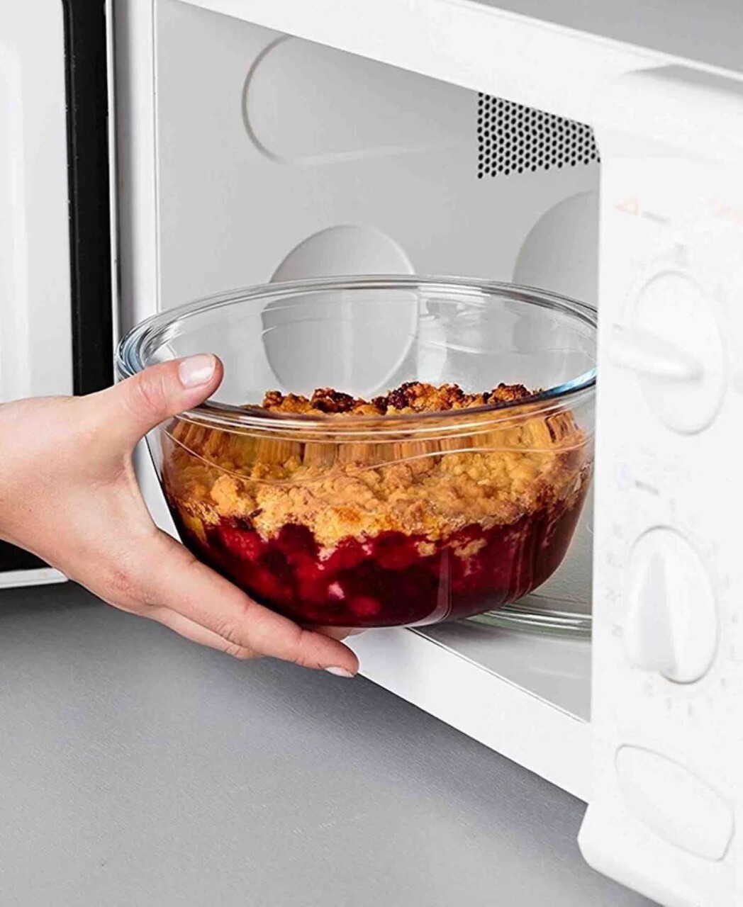 Caserola rotunda, cu capac etans, sticla termorezistenta, 15cm/0,7L, "Cook&amp;Go" - Pyrex - imagine 4