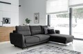 Coltar extensibil dreapta 3 locuri ELTAP, RT-06NU, Silva, 276x201x100 cm, lemn/poliester, gri inchis