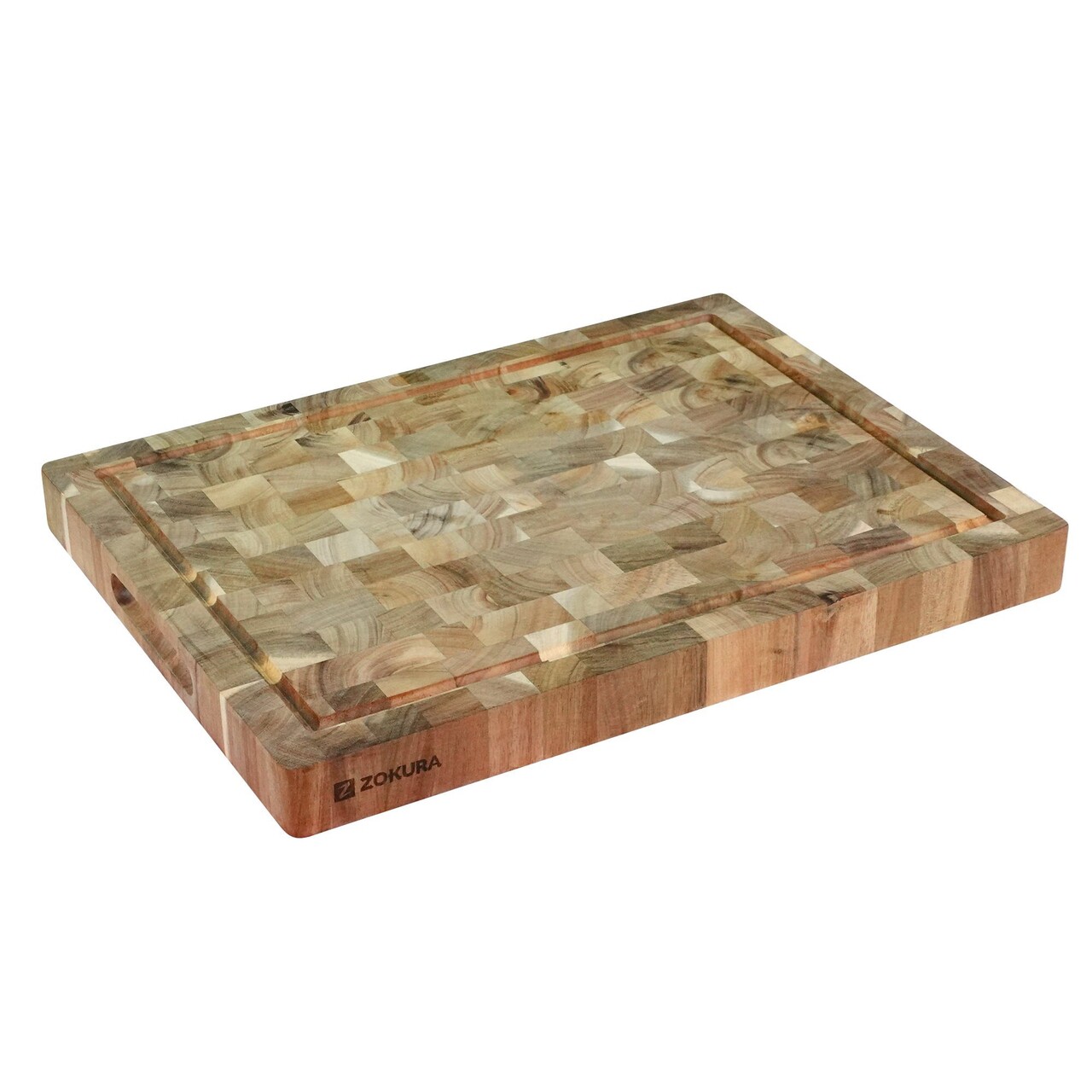 Tocator acacia 40 x 30 cm grosime 35 cm - Zokura