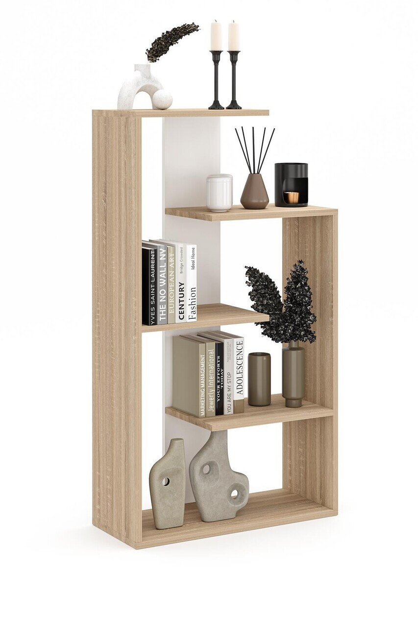 Corp biblioteca, Hanah Home, Luma, 29x125x70 cm, Stejar Sonomo — imaginea 2