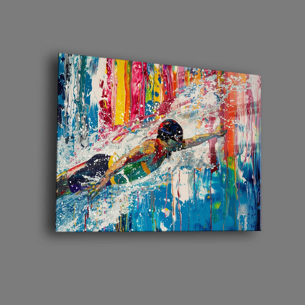 Tablou decorativ, Camtbl-084, 50 x 70 cm, Multicolor - view 4