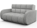 Canapea extensibila 3 locuri ELTAP, Deverio, 154x103x83 cm, lemn/poliester, gri deschis