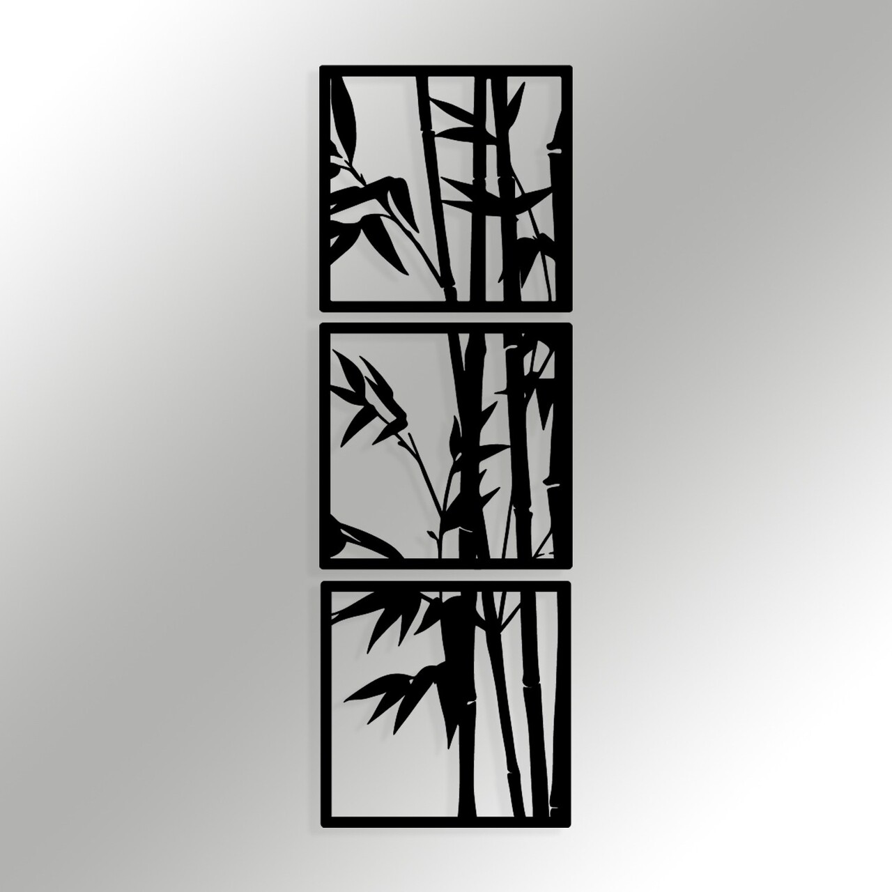 Decoratiune de perete, Tuyunju, Dimensiuni: 36 x 110 cm, Negru - view 5