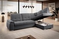 Coltar extensibil dreapta 3 locuri ELTAP, RT-06SO, Sado, 272x192x95 cm, lemn/poliester, gri inchis