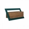 Comoda TV, Homitis, Kayt - Oak, Turquoise, 36.5x120x59 cm