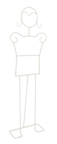 Suport pentru haine Valet Woman, Bizzotto, 41x18x141 cm, otel