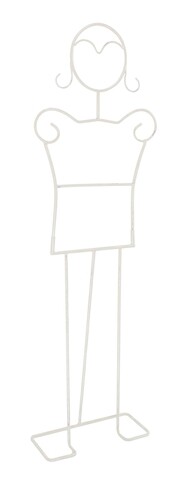 Suport pentru haine Valet Woman, Bizzotto, 41x18x141 cm, otel