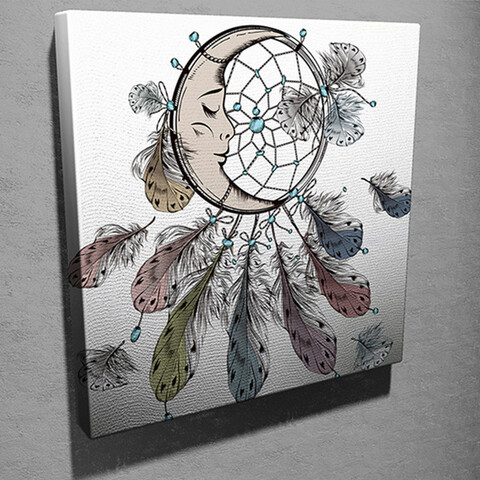Tablou decorativ, kc122, canvas, dimensiune: 45 x 45 cm, multicolor