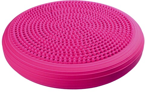 Minge bosu pentru echilibru, 33x6 cm, polivinil, roz