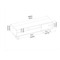 Comoda TV, Inarch, Luga, Negru / Stejar