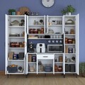 Dulap multifunctional, Rani, JE132, 220x198 cm, PAL, Alb