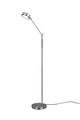 Lampadar Franklin, TRIO, 23x41x133 cm, 6.5W, 1x SMD, metal, argintiu mat