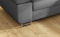 Coltar extensibil dreapta 4 locuri, ELTAP, Anton, 272x203x85 cm, lemn/poliester, gri inchis/gri inchis