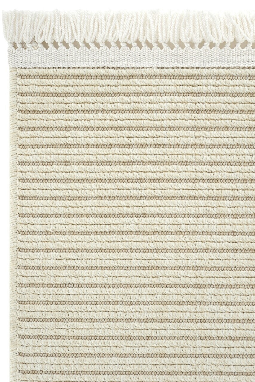 Covor, Hasir 622, 120x250 cm, 90% POLIPROPILENĂ/10% IUȚĂ, Crem — imaginea 2