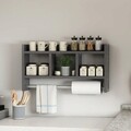Raft de perete, Inarch, Asya, 63.6x35x14.6 cm, PAL, Antracit