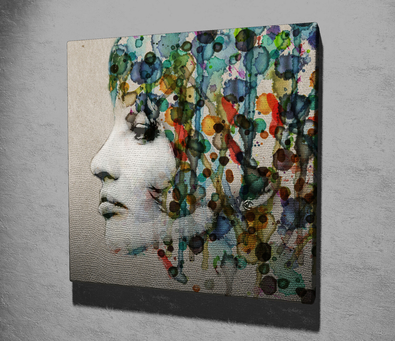 Tablou decorativ KC060 Dimensiune: 45 x 45 cm Multicolor