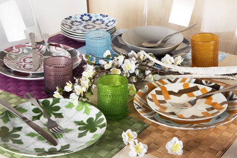 Serviciu de masa 18 piese Heritage, Excelsa, portelan, multicolor