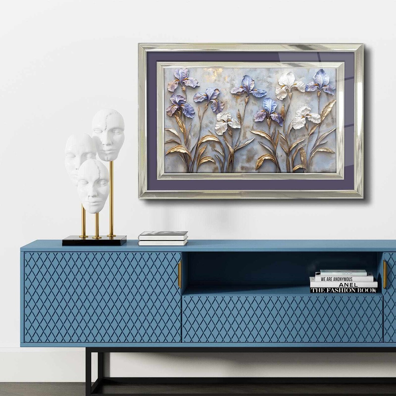 Tablou decorativ 4363Kromgumusct Cadru: 100% LEMN MASIV (Grosime: 25 cm) Multicolor